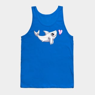 Shark Bites! (White) Tank Top